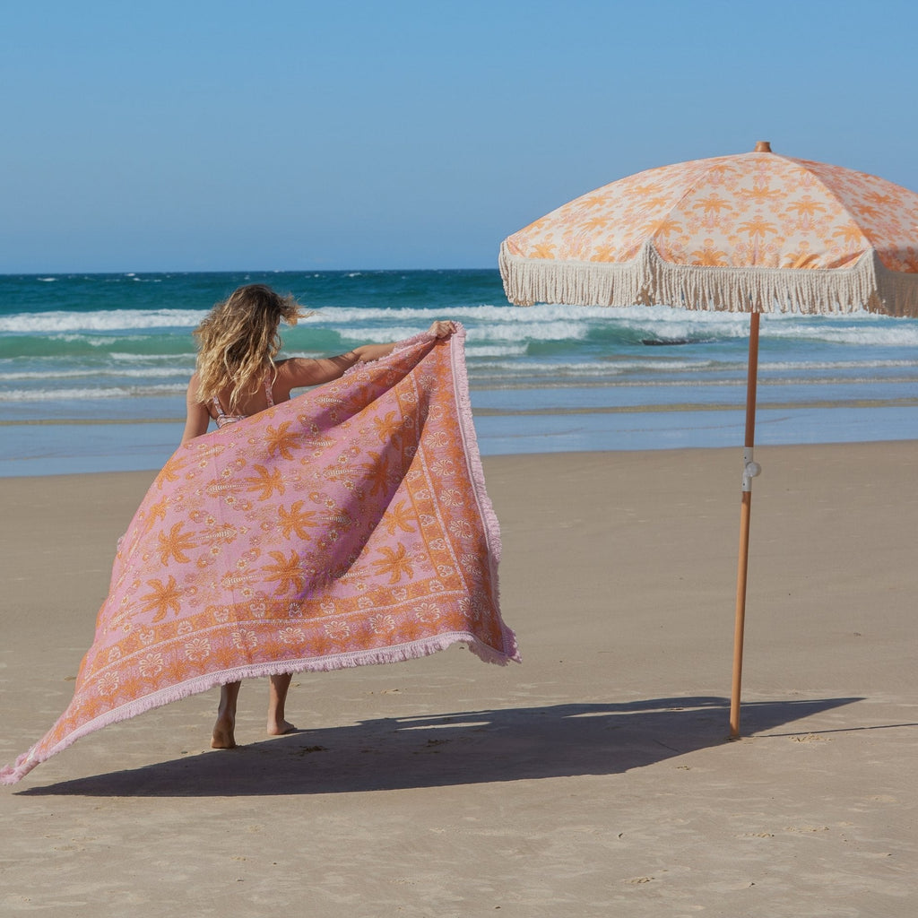 Palma Woven Beach Blanket