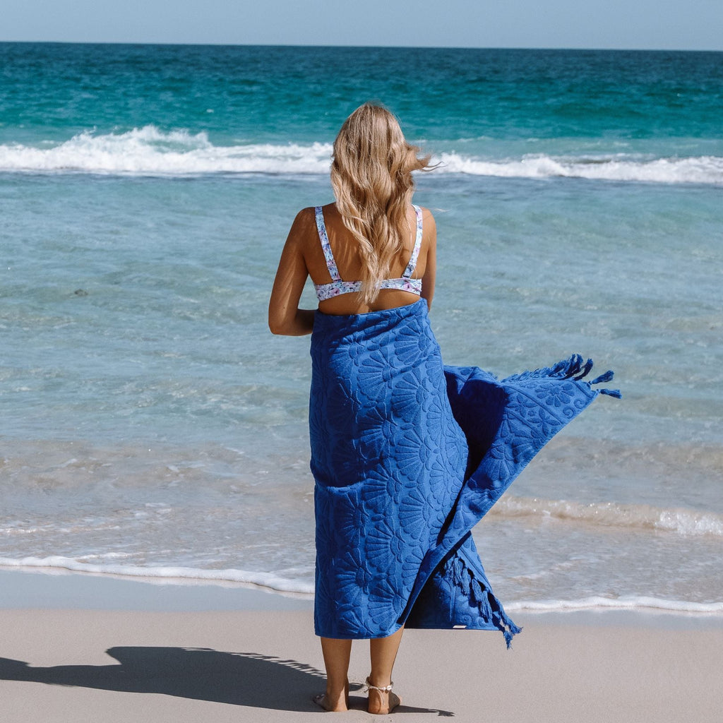 Zali Beach Towel Azure